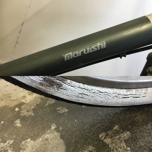 △ q ② 岐阜発/ Maruishi/ 丸石/ 大人用三輪自転車/ スイングあり/ 変速なし/ 走行確認/ 現状品/ R7.4/14 △