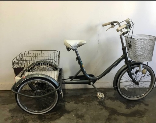 △ q ② 岐阜発/ Maruishi/ 丸石/ 大人用三輪自転車/ スイングあり/ 変速なし/ 走行確認/ 現状品/ R7.4/14 △