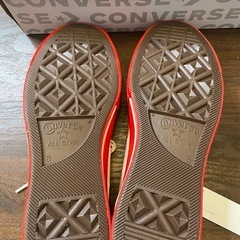 【新品】プレイコムデギャルソンx Converse限定スニーカー26.5cmの画像