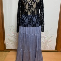 希望者決定★新品未使用品　黒レース　カットソー　Mの画像