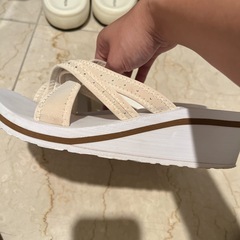 Zipper サンダル 白 Lサイズの画像
