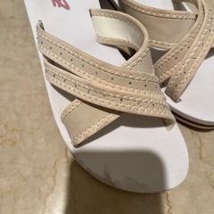 Zipper サンダル 白 Lサイズの画像