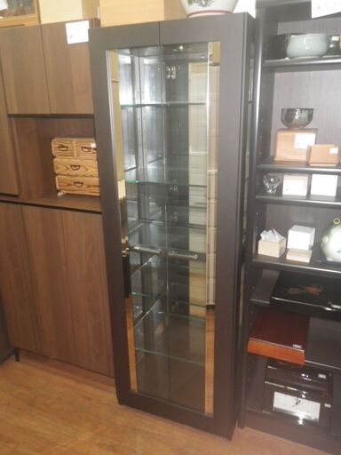 モリタインテリア キュリオケース 3120 キュリオウェンジ【モノ市場東浦店】41