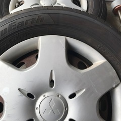 13インチ！三菱 ミニカ純正 155/70R13　2024年製 ８分山 ４本セットの画像