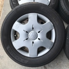 13インチ！三菱 ミニカ純正 155/70R13　2024年製 ８分山 ４本セットの画像