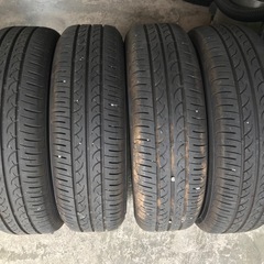 13インチ！三菱 ミニカ純正 155/70R13　2024年製 ８分山 ４本セットの画像