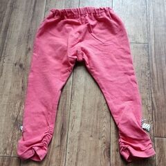 (古着)リボン付きピンクパンツ(size 90)