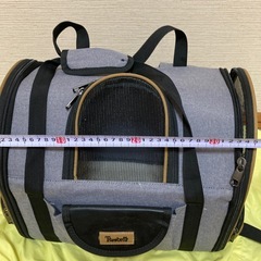 ペット猫小型犬用 Thunderbird メッシュキャリーバッグ グレー　　の画像