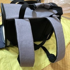 ペット猫小型犬用 Thunderbird メッシュキャリーバッグ グレー　　の画像