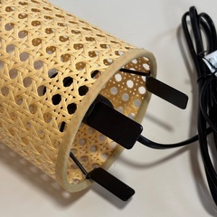 イケア 照明 サクスヒッタン テーブルランプ ベージュ ブラック 26 cm IKEA SAXHYTTAN ジャパンディ 和風の画像
