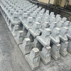 コンクリートブロック　擁壁ブロック　間知ブロック　法面ブロック　災害復旧ブロックの画像