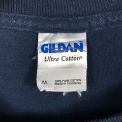 🔷🔶期間限定・特別価格🔶🔷GILDAN ロンT M ネイビー BIG BOY 機関車プリント 古着 アメカジの画像
