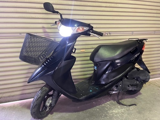 【売約済】実働 BT新品 スズキ CA44A アドレスV50 4スト原付 インジェクションバイク スクーター ブラック