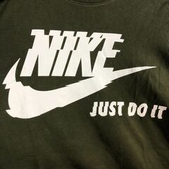 🔷🔶期間限定・特別価格🔶🔷NIKE ロゴTシャツ XXL カーキ JUST DO IT ビッグシルエット 古着の画像