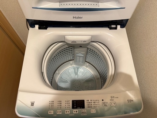 Haier製2023年式5.5kg中古全自動洗濯機 JW-U55LK