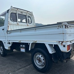 スバル　サンバー　トラック 5速MT 4WD リアエンジン 軽トラ　説明書付　車検切れ　宮崎の画像