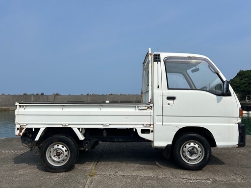 スバルサンバートラック 5速MT 4WD リアエンジン 軽トラ説明書付車検