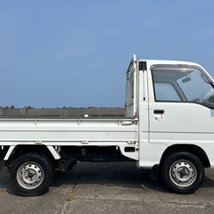 スバル　サンバー　トラック 5速MT 4WD リアエンジン 軽トラ　説明書付　車検切れ　宮崎の画像