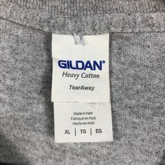 🔷🔶期間限定・特別価格🔶🔷GILDAN バスケTシャツ XL グレー ヘビーコットン 古着の画像