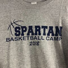 🔷🔶期間限定・特別価格🔶🔷GILDAN バスケTシャツ XL グレー ヘビーコットン 古着の画像
