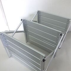 アルミ 3段ラック コンパクトシェルフ フォールディングラック 折りたたみ式 アウトドア キャンプ BBQ ☆ 札幌市 北区 屯田 の画像