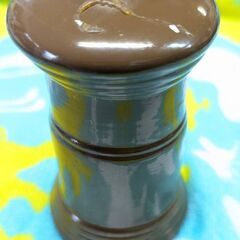 ☆貯金箱　茶色ポスト　中古品　100円　の画像