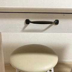 カウンターテーブル　引き出し収納　ハイチェア　セット　MIGNON-HTS120の画像