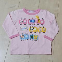 80】ミキハウスMIKI HOUSE長袖Tシャツピンクうさこちゃん (あお