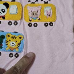 【80】ミキハウス　MIKI HOUSE　長袖Tシャツ　ピンク　うさこちゃんの画像