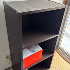 3段カラーボックス