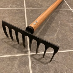 【美品】芝生レーキ