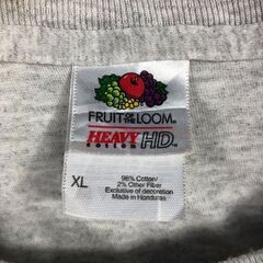 🔷🔶期間限定・特別価格🔶🔷FRUIT OF THE LOOM Tシャツ XL THE VIPER ラジオ局 両面プリント グレー 古着の画像