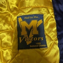 ヴィンテージ　Mitchell & Ness MICHIGAN スタジャンの画像