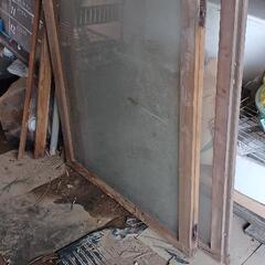 ★レトロ木製ガラス引戸無料❗