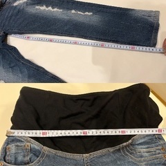 EDWIN マタニティジーンズ2着の画像