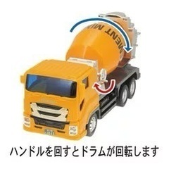 イスズ　ミキサー車の画像