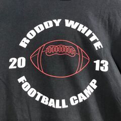 🔷🔶期間限定・特別価格🔶🔷Reebok Tシャツ XL Roddy White 84番 アメフト 両面プリント 黒 古着の画像