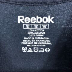🔷🔶期間限定・特別価格🔶🔷Reebok Tシャツ XL Roddy White 84番 アメフト 両面プリント 黒 古着の画像