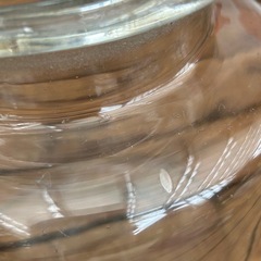 昭和レトロ　ガラスキャニスター　広口ガラス容器　の画像