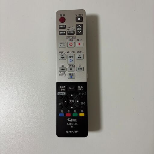 美品・動作確認済】シャープ 500GB 1チューナー ブルーレイ