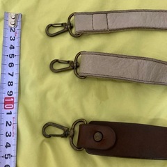 値下げ 手作りハンドメイド　ハンドメイドのバックなどのショルダー部分や手持ちの材料として　皮　　の画像
