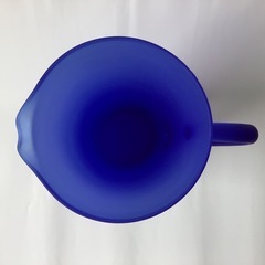 ガラス製 ピッチャー フラワーベース 花瓶の画像