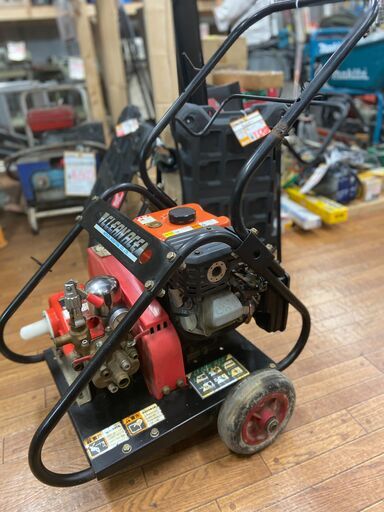 【中古】【動作OK】【店頭引取限定】HATSUTA　エンジン式高圧洗浄機　YS-221　17600円（税込）1979