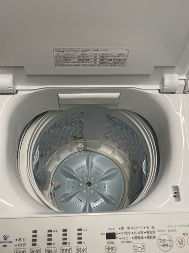 ☆中古￥17800 東芝6k洗濯機 2022年モデル 【IG04】