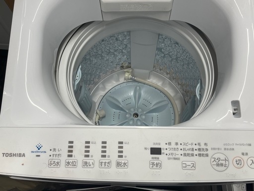 ☆中古￥17800 東芝6k洗濯機 2022年モデル 【IG04】