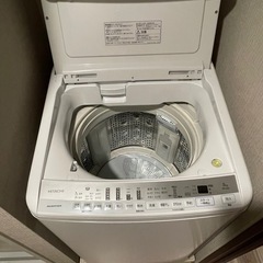 【値下げしました】HITACHI /全自動洗濯機/BW-V80F/付属品・取り扱い説明付きの画像