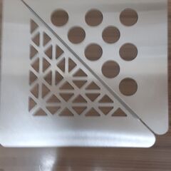 ｛値下げ｝ステンレス水切りトレーｾｯﾄ２枚組　　Ｔー90　　の画像