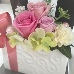 お花の置物　ギフトの画像