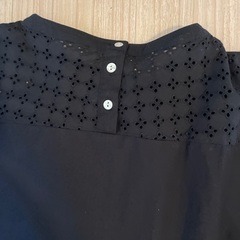 新品　レース飾りワンピースの画像