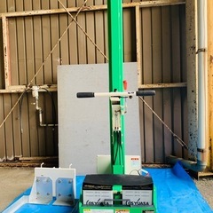 中古美品 アテックス 米袋リフター L603-MF らくして 最大積載量 65kg 昇降機 米 上下 電動 atex 引き取りの画像